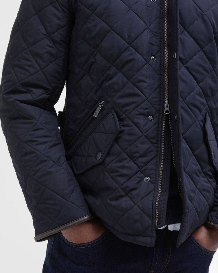 BARBOUR POWELL QUILTED JACKET NOS - NY71 NAVY