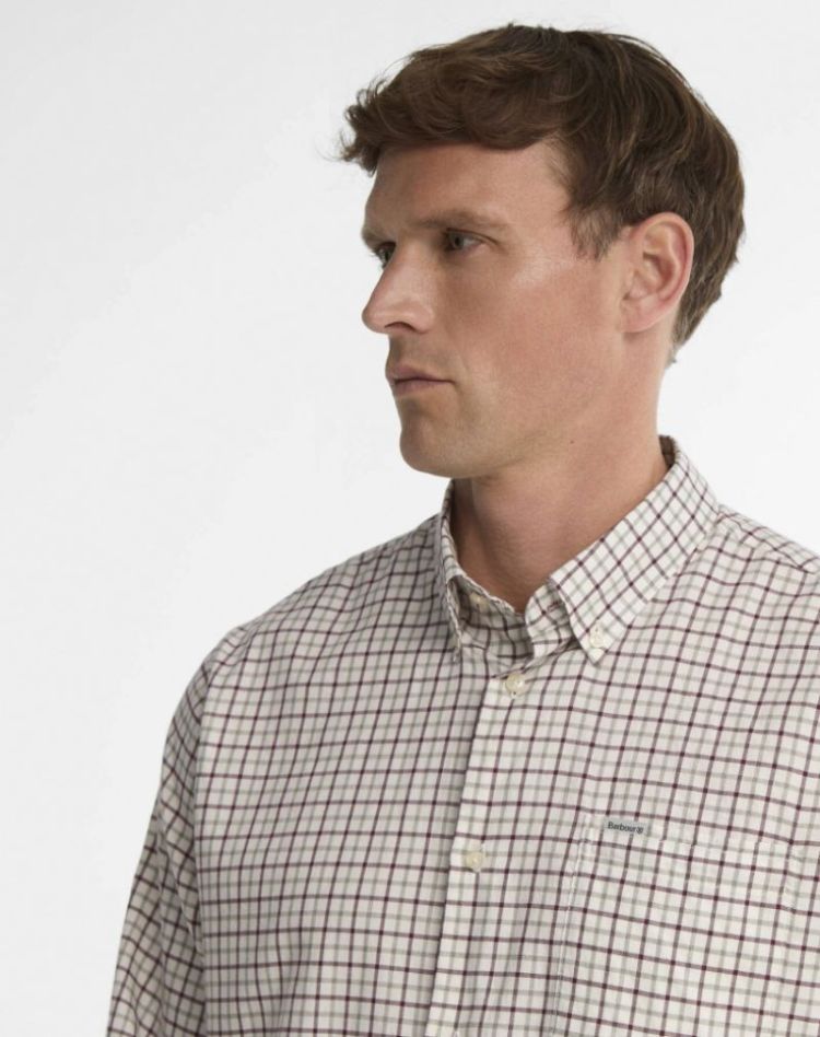 BARBOUR PRESTON REGULAR TATTERSALL SHIRT RE86 DARK BORDE