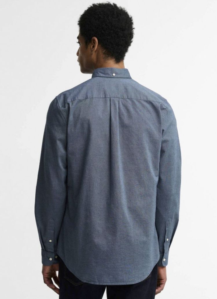 BARBOUR MARSDEN TAILORED OXFORD SHIRT BU75 TARN BLUE 