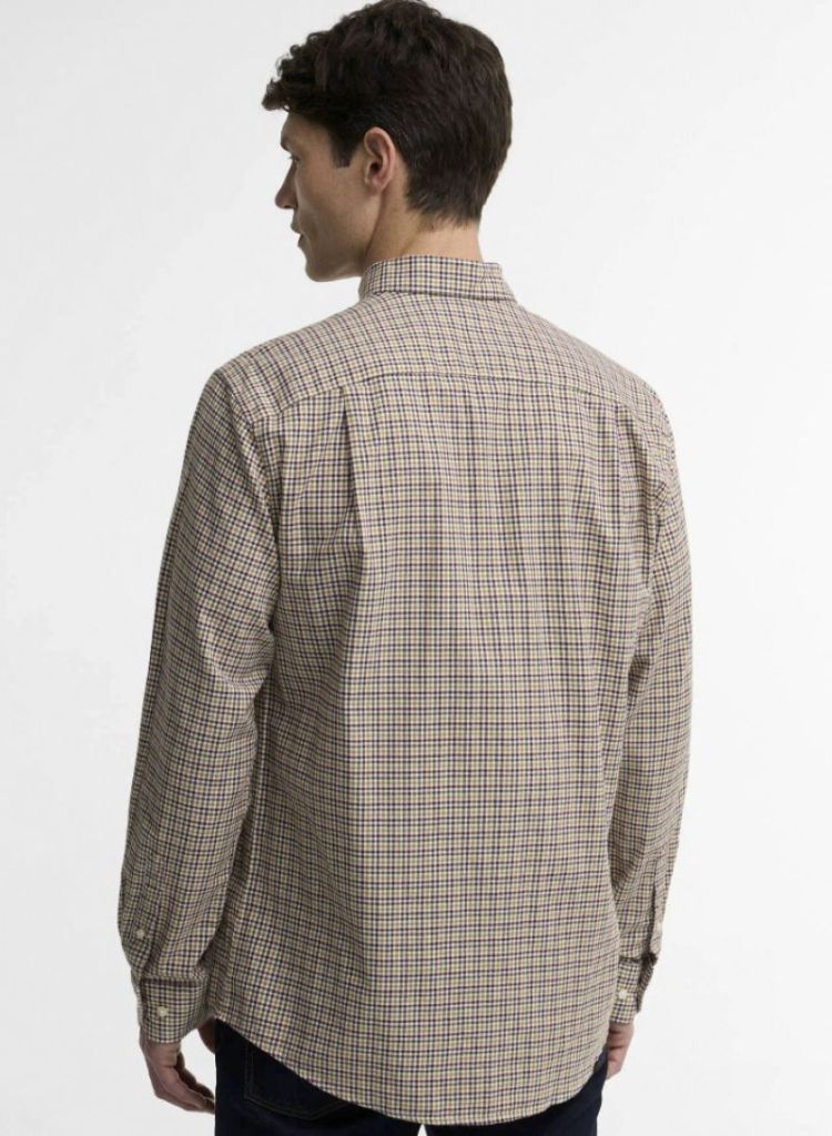 BARBOUR FARMTOWN REGULAR FIT CHECKED SHIRT RE86 DARK BORDE