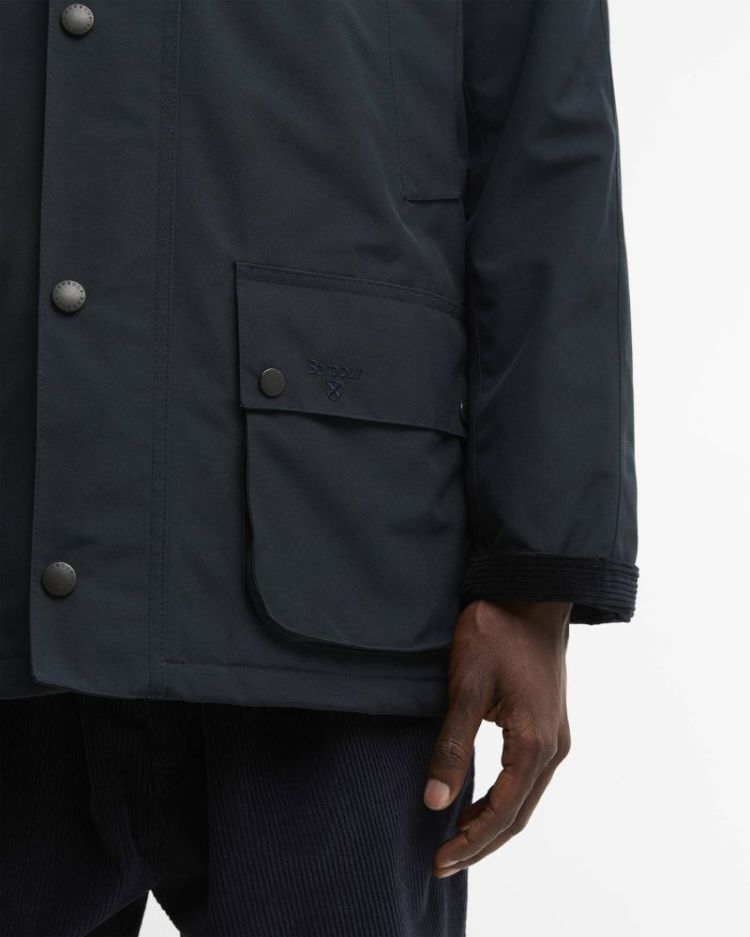 BARBOUR WINTER ASHBY WATERPROOF JACKET SOS - NY51 NAVY