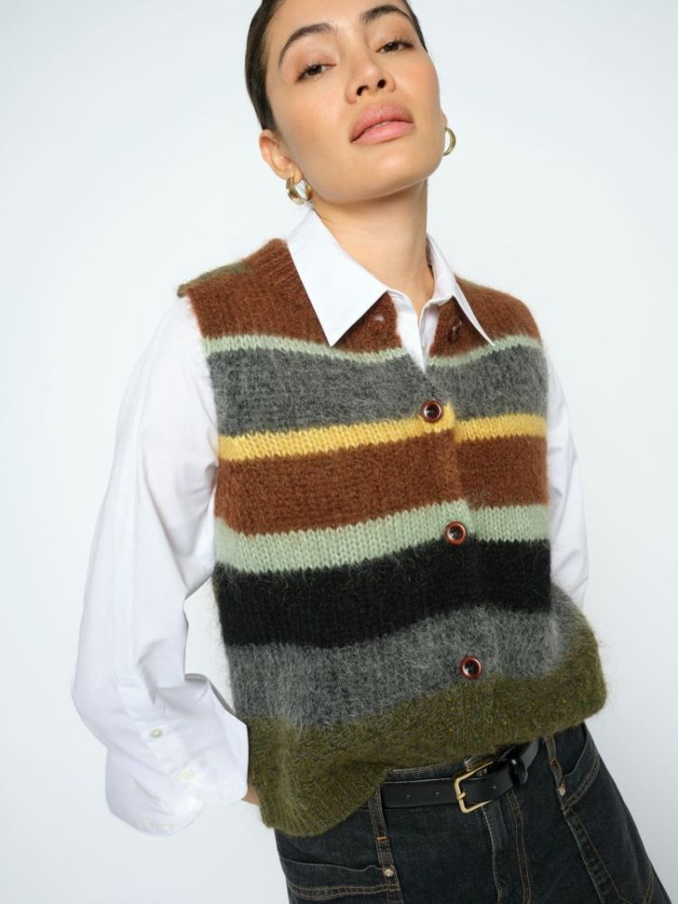 ESTI KNIT VEST 565 Rosin