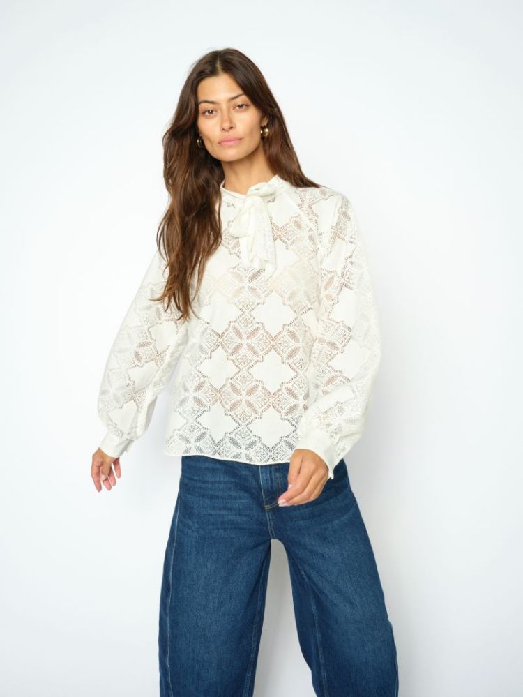 TAMLYN LACE BLOUSE 180 Ecru