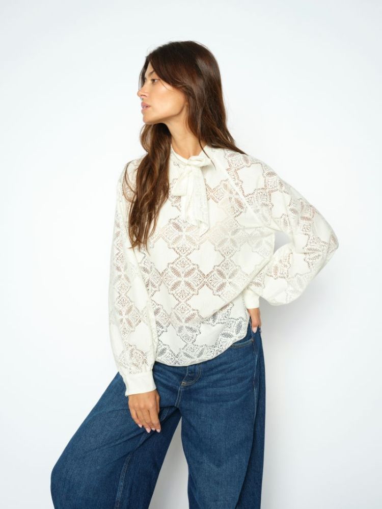 TAMLYN LACE BLOUSE 180 Ecru