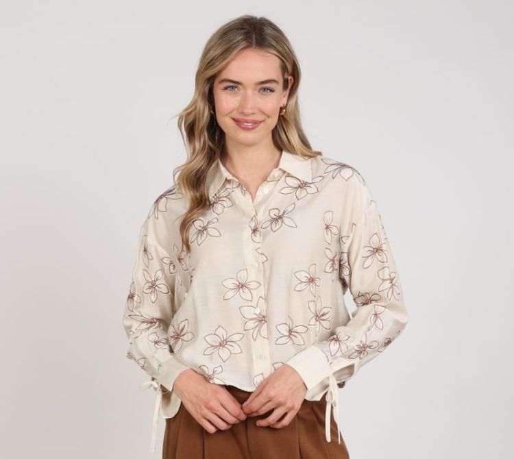 BAILEY BLOUSE FLOWER 9 Sand