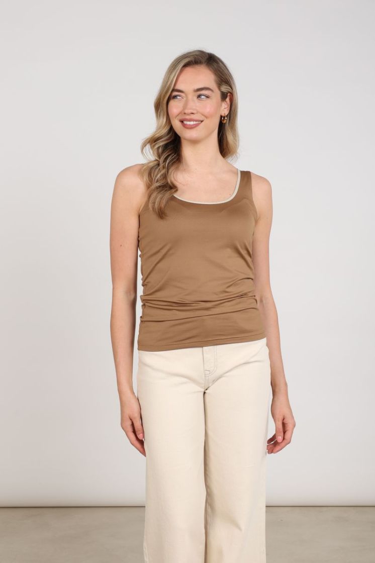 JUBA SINGLET 398 Taupe/Gold