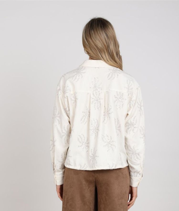 ASTER BLOUSE PAILLET 17 Off White