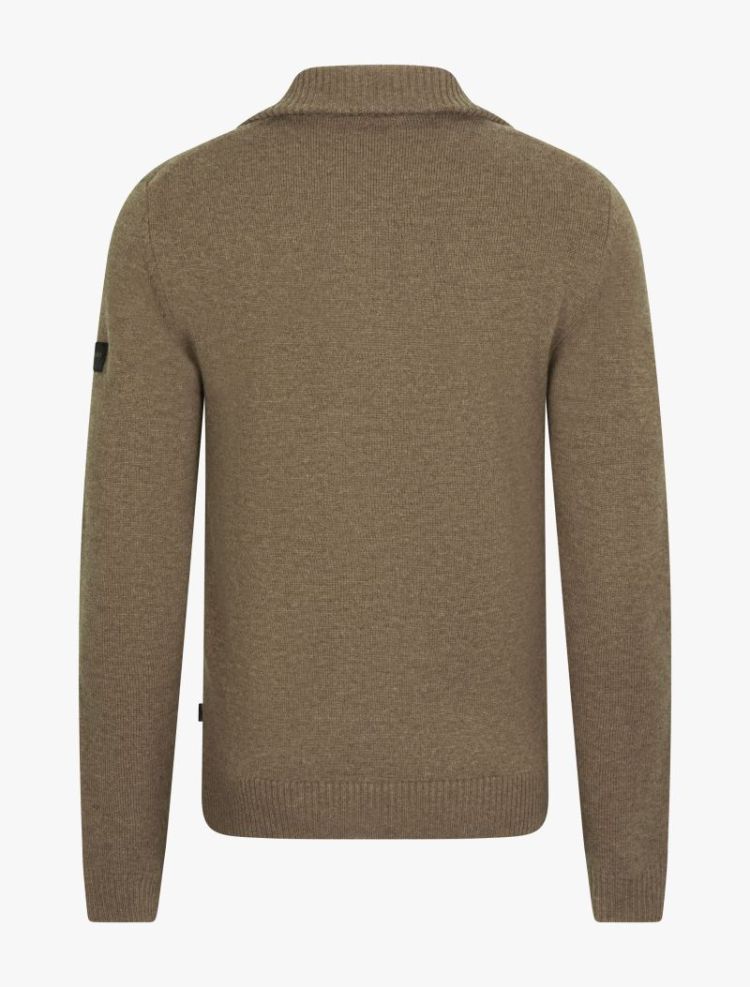 SANMORI HALF ZIP PULLOVER 840000 Taupe
