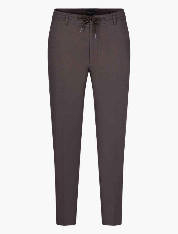 ZERADINO MELANGE TROUSERS 898006 Dark Bro