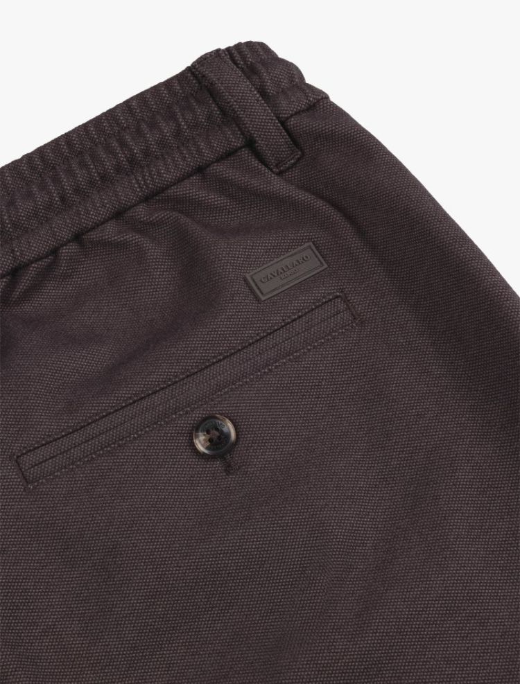 ZERADINO MELANGE TROUSERS 898006 Dark Bro