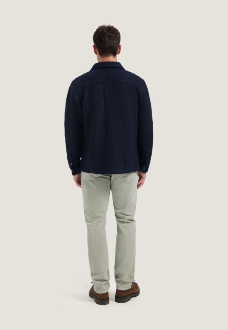 RILEY TEDDY OVERSHIRT 649 Dk. Navy