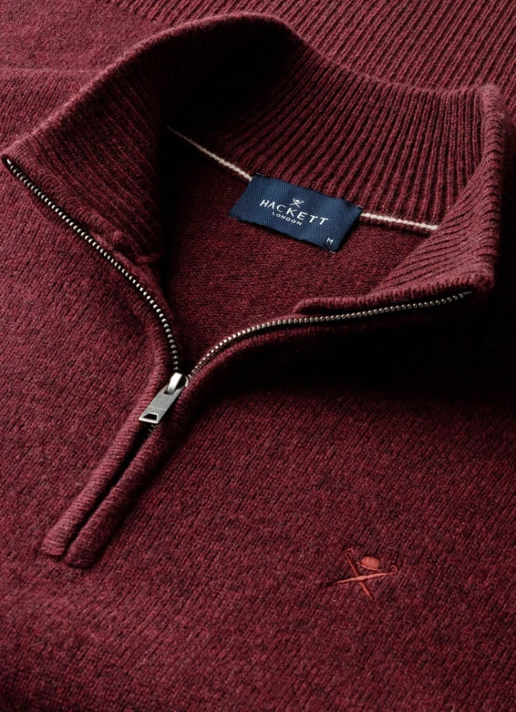 lambswool hzip 283 oxblood
