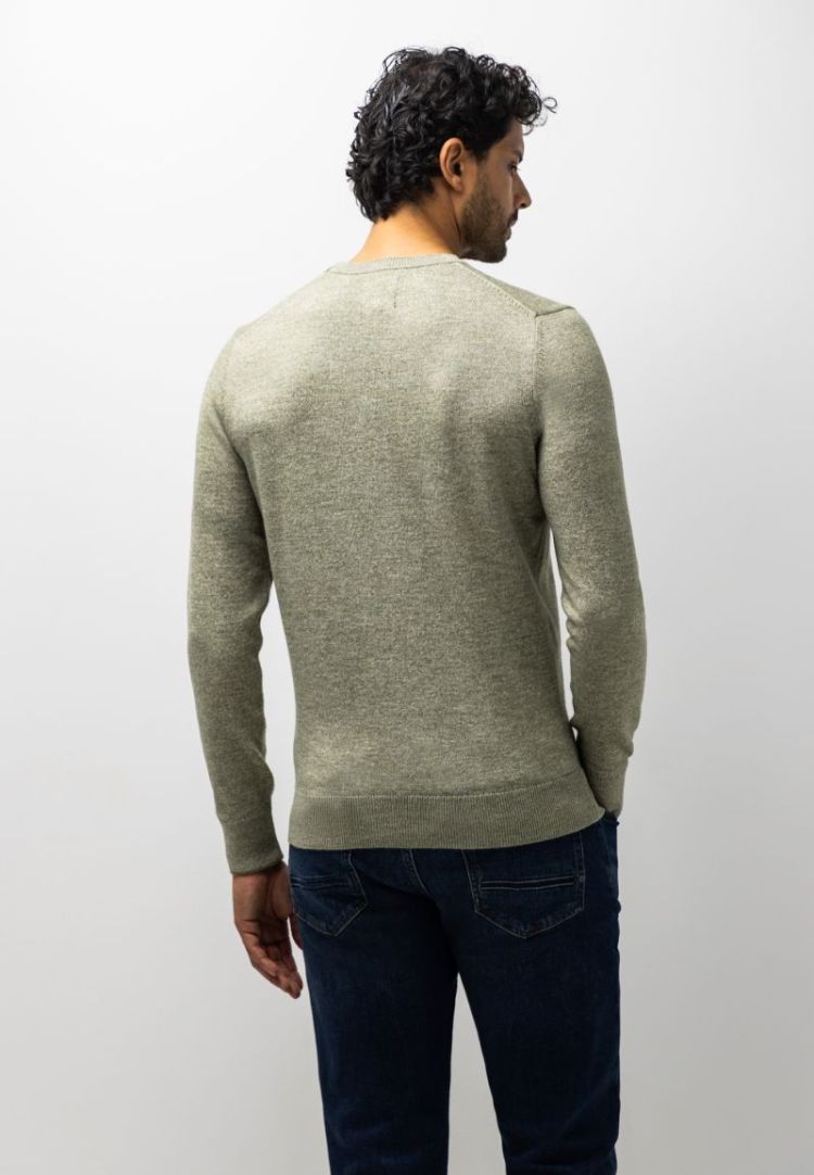 Pullovers 3719 mosgroen G