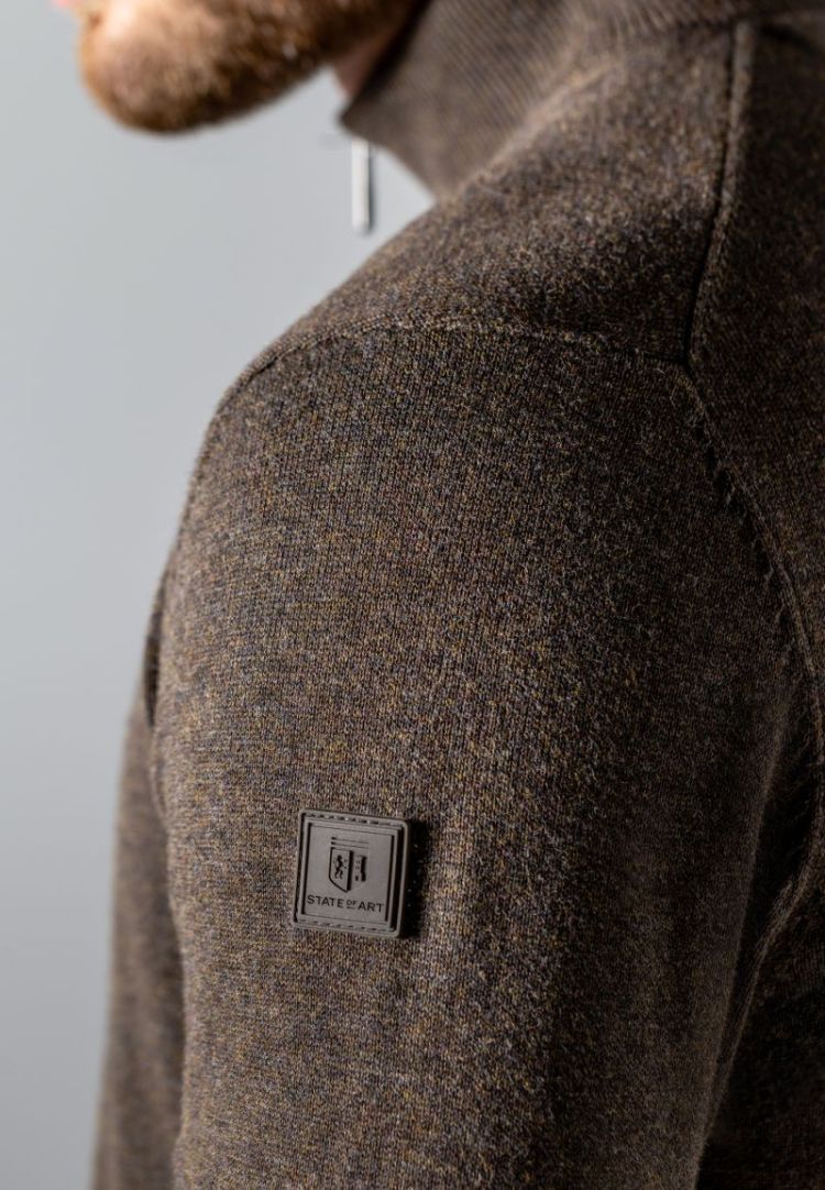 Pullovers 8900 donkerbrui