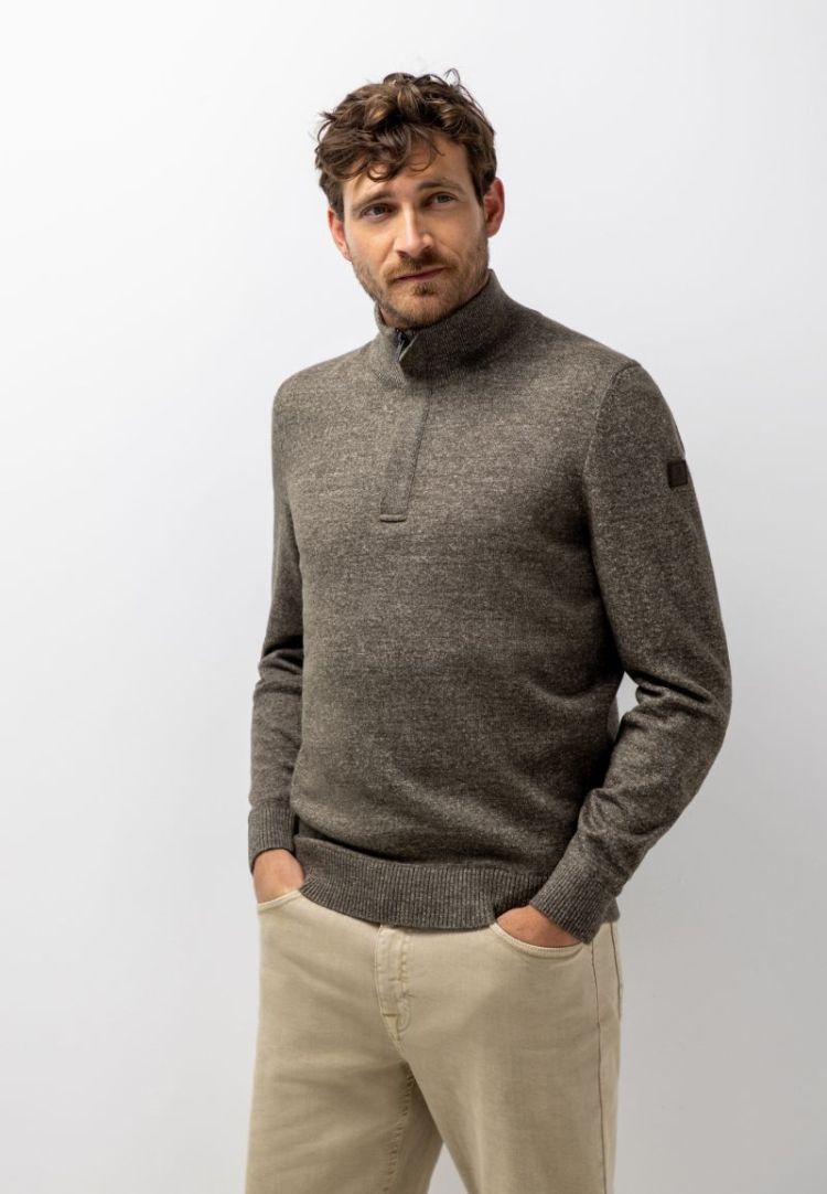 Pullovers 8919 donkerbrui