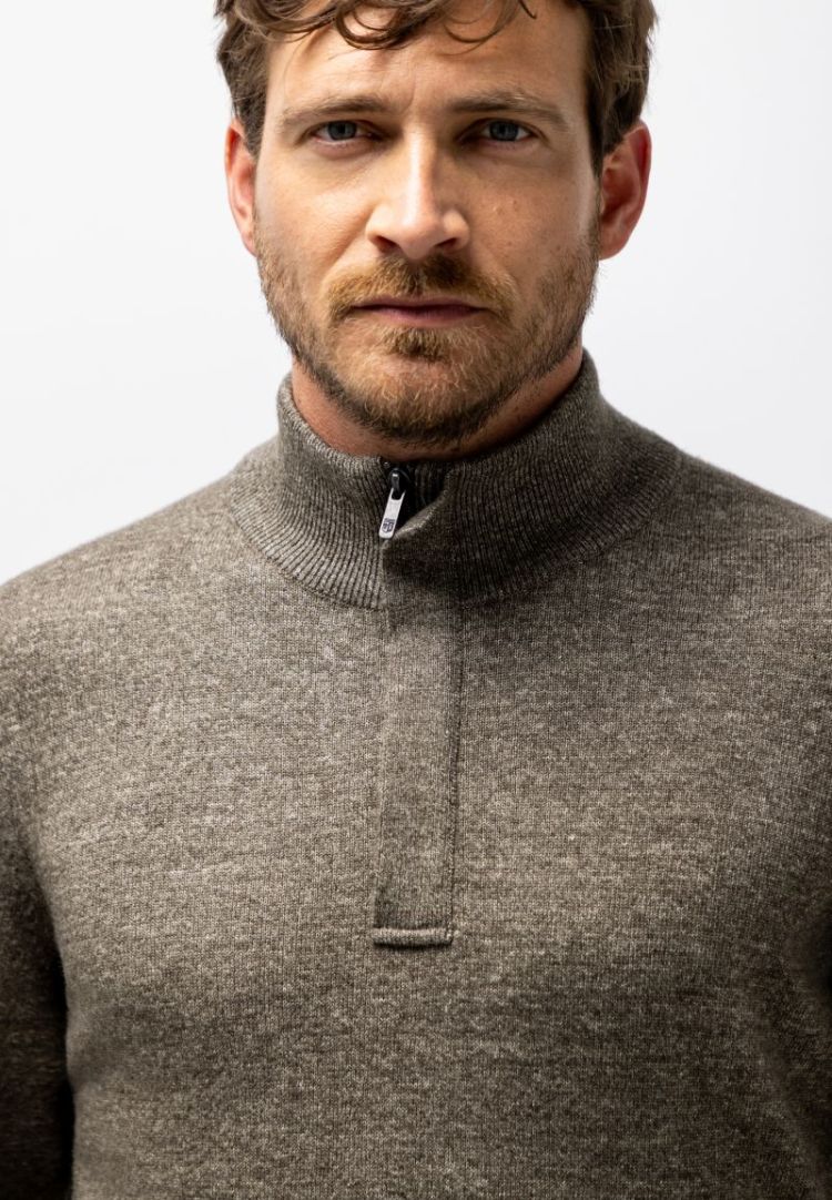 Pullovers 8919 donkerbrui