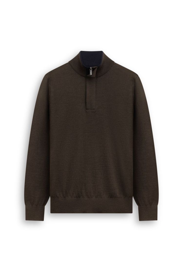 Pullovers 8900 donkerbrui
