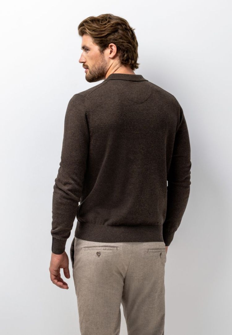 Pullovers 8900 donkerbrui