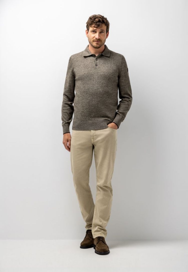 Pullovers 8919 donkerbrui