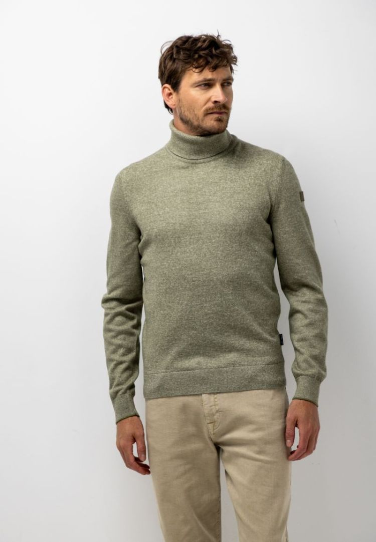 Pullovers 3719 mosgroen G
