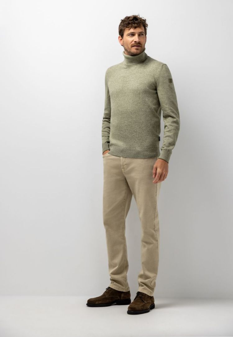Pullovers 3719 mosgroen G