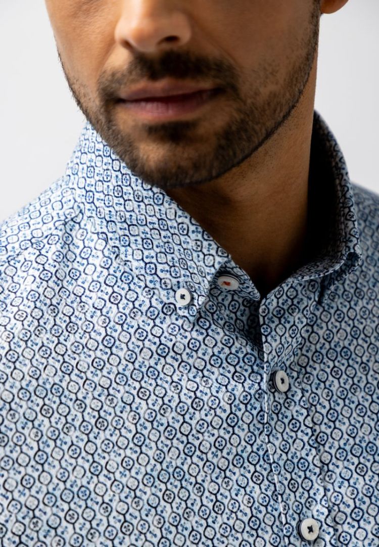 Shirts LM 5659 grijsblauw