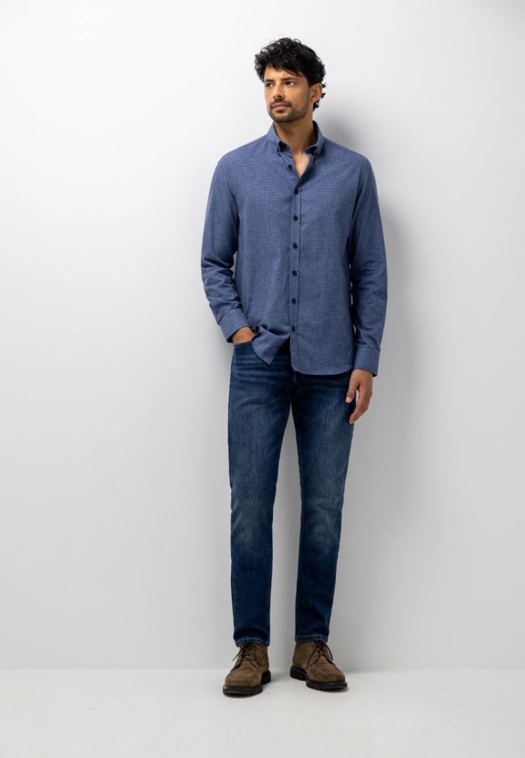 Shirts LM 5659 grijsblauw