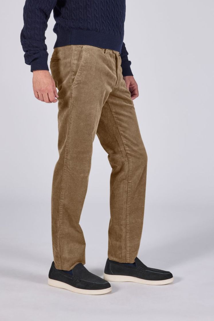 ribfluweel 420 dark beige