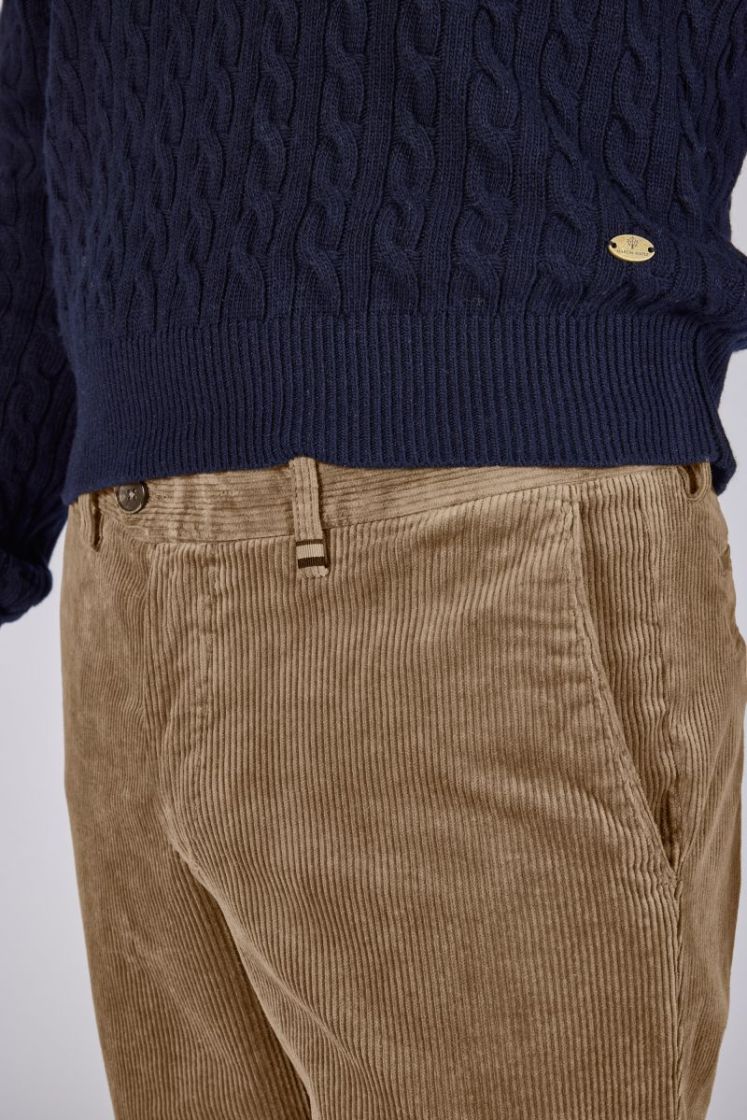 ribfluweel 420 dark beige