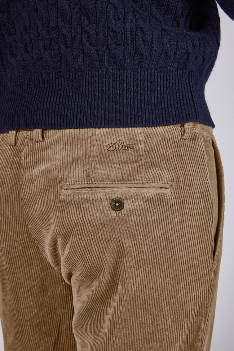 ribfluweel 420 dark beige
