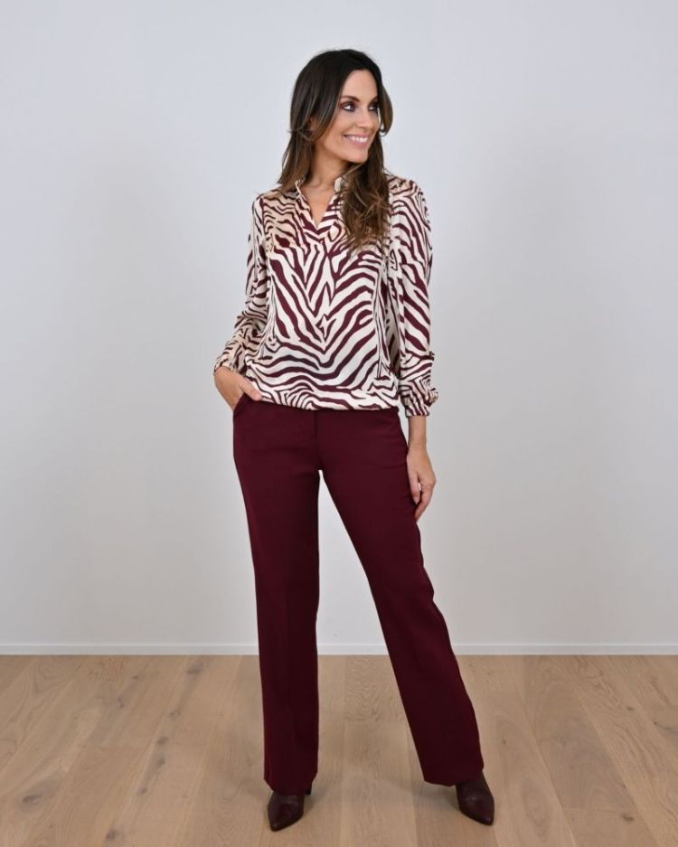 satijn zebra aubergine