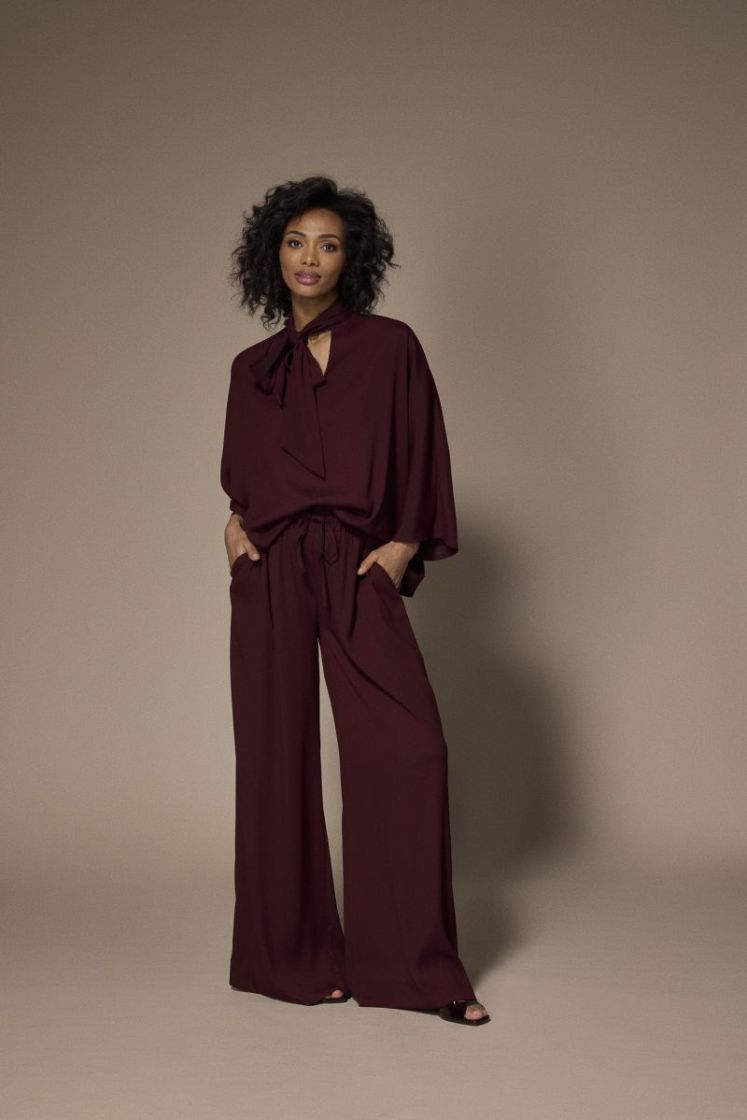 POLLY PANTS 037 Burgundy