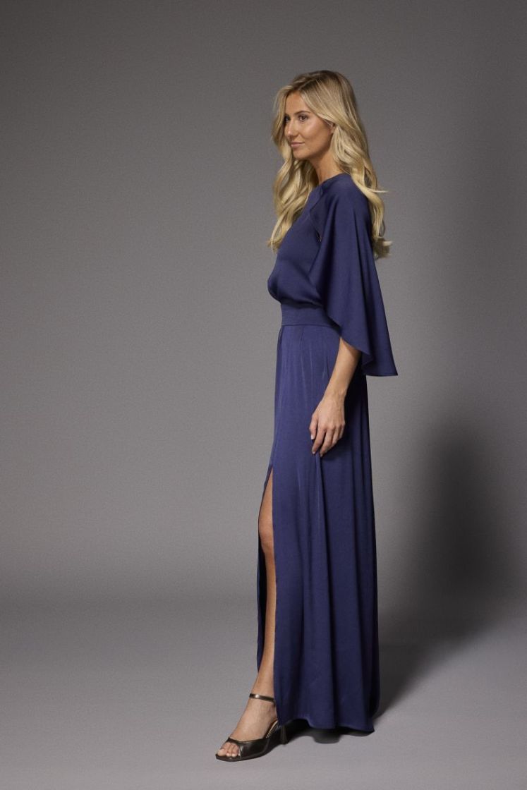 FELICE LONG DRESS 011 Navy