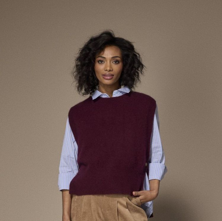 FEM DEBARDEUR Burgundy H57