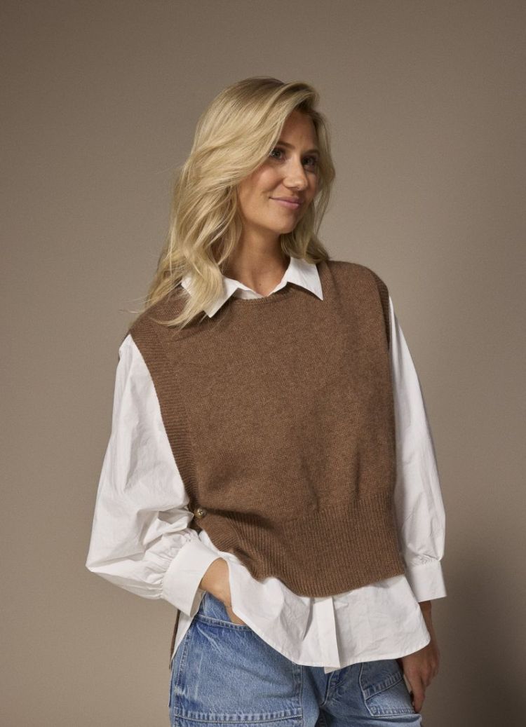 FEM DEBARDEUR Hazelnut brown 