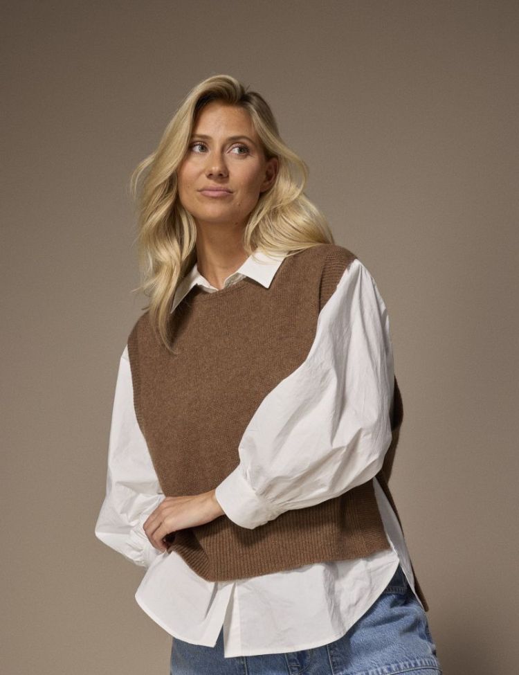 FEM DEBARDEUR Hazelnut brown 