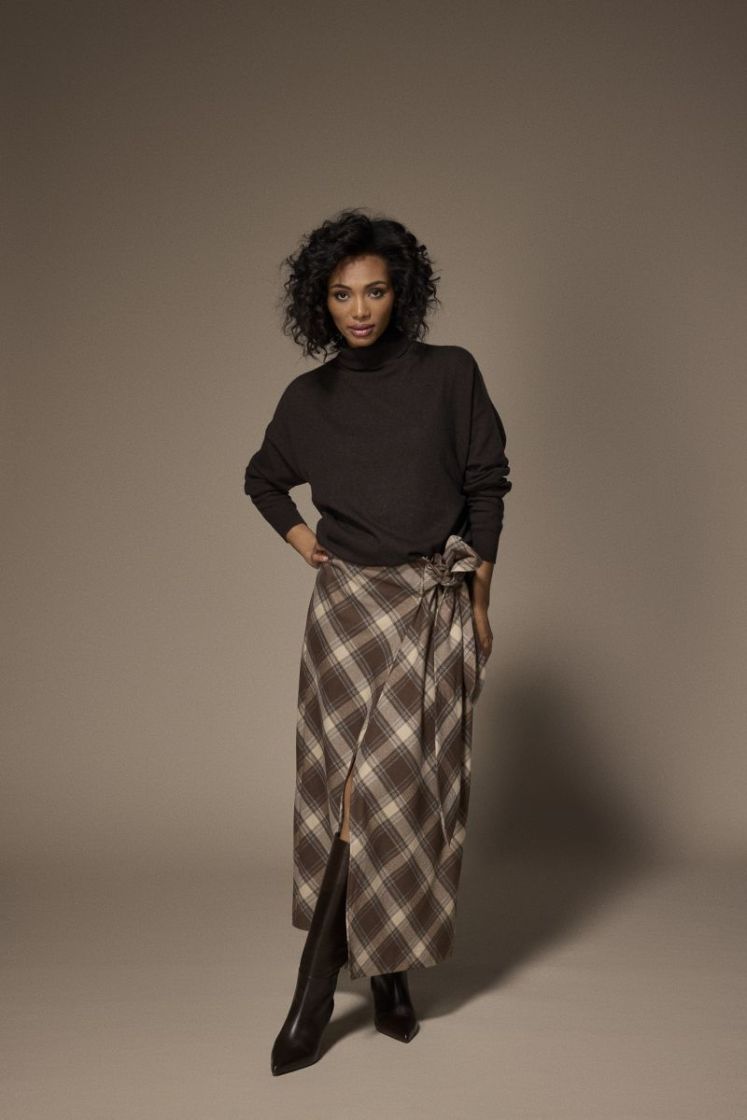 SELAH TURTLENECK 040 Dark brown 