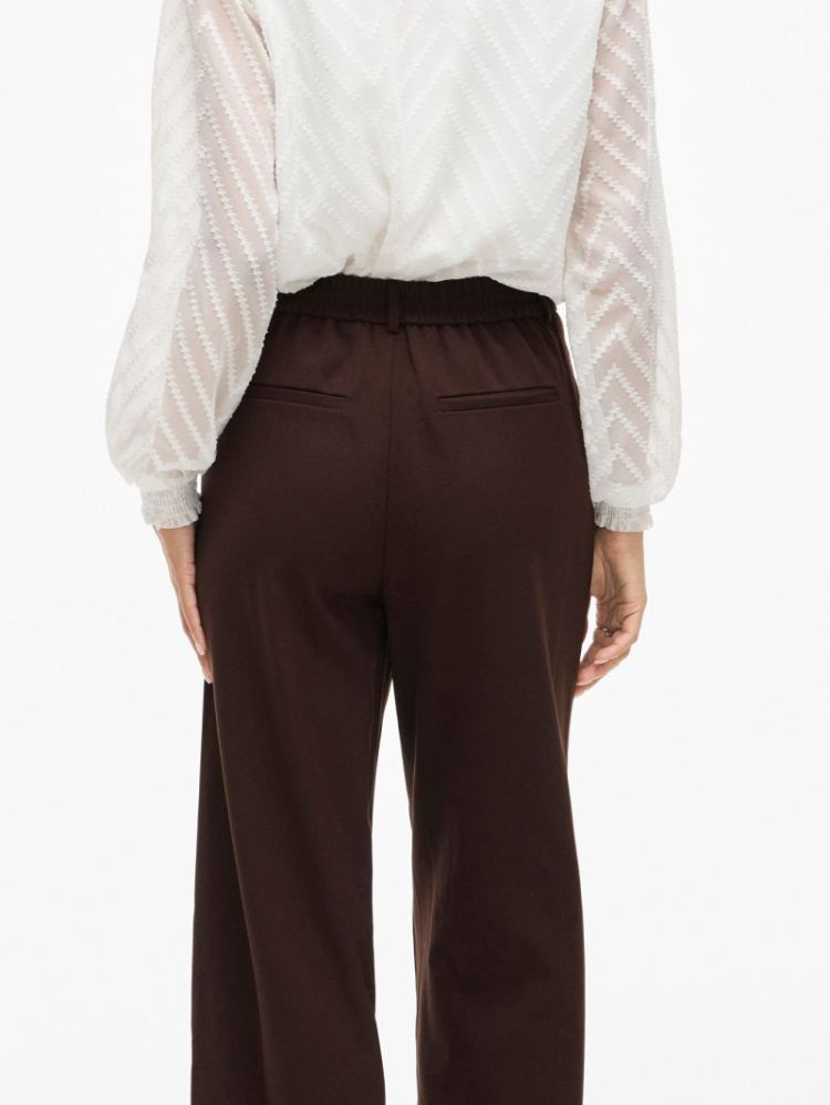 VIVARONE HW WIDE PANT  196326 Coffee B