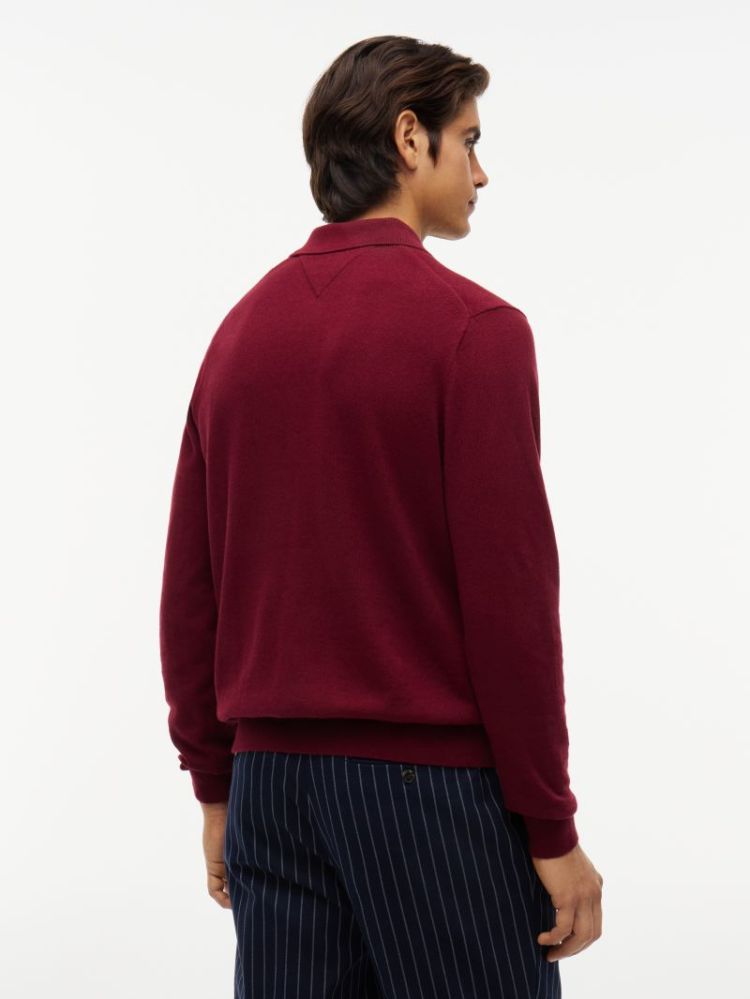 PIMA ORG CTN CASHMERE LS POLO VLP