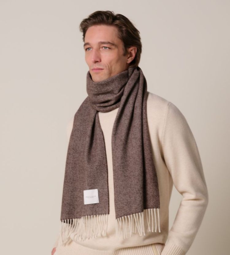 SCARF LAMBSWOOL D BROWN H2