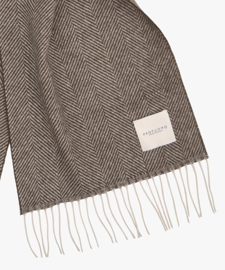 SCARF LAMBSWOOL D BROWN H2 