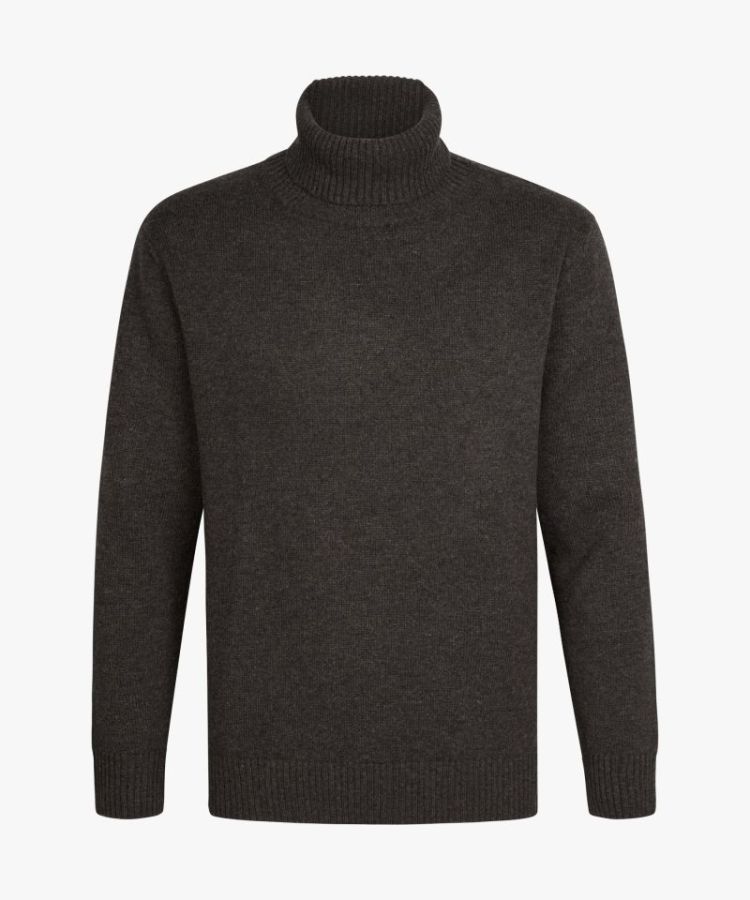 PPXJ30055B PULLOVER ROLL NECK D BROWN H2 