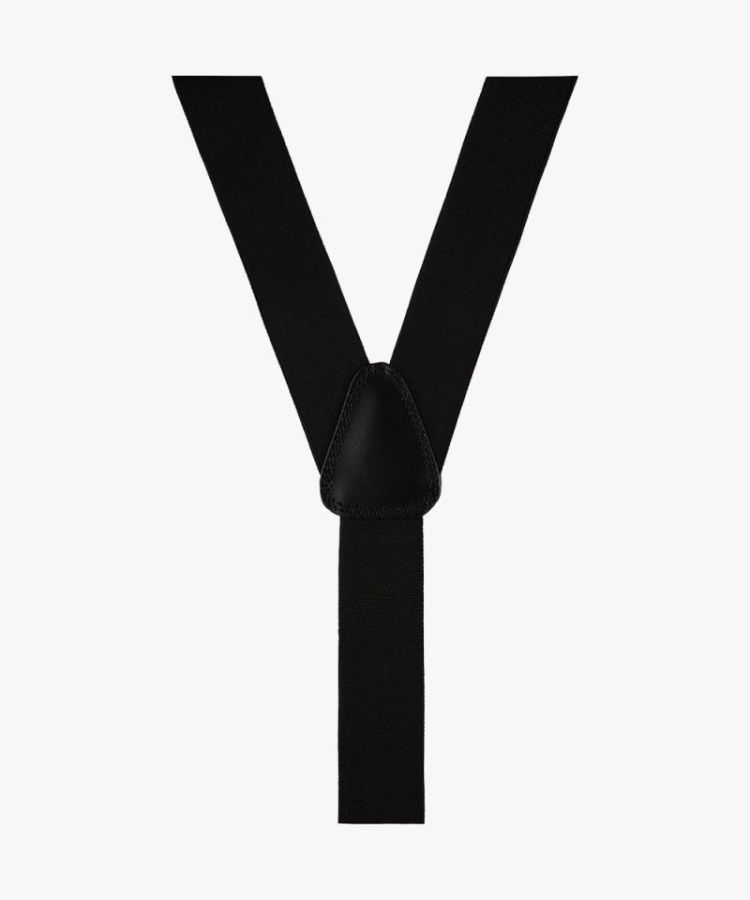 PP1L00029A BRACES SOLID BLACK A 