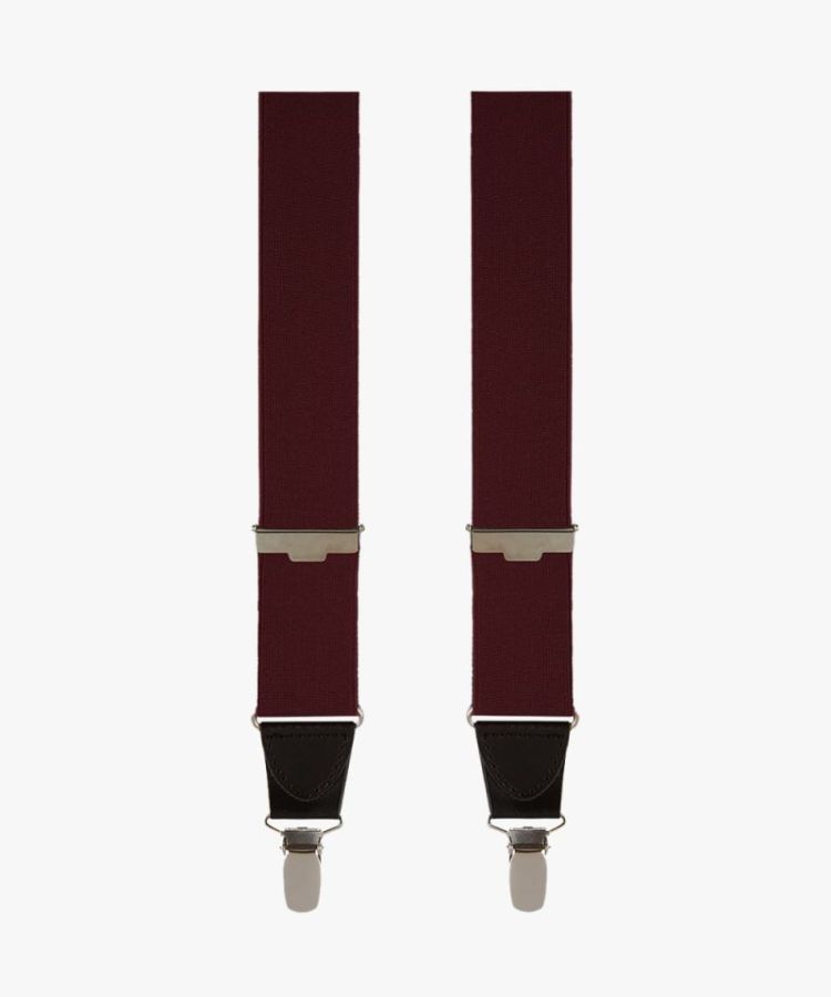 PP1L00029C BRACES SOLID BORDEAUX V 