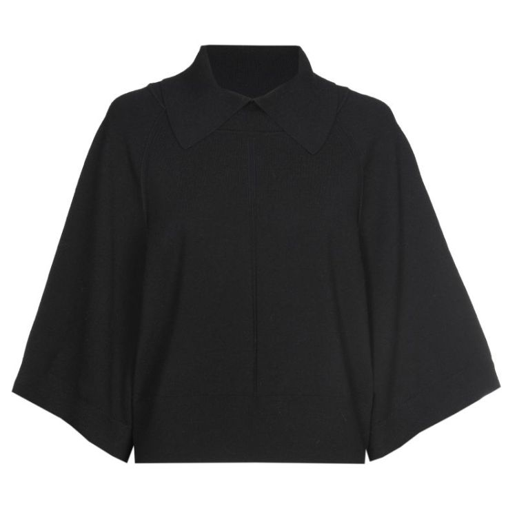 Korte pull met kimono mouw 10 Black