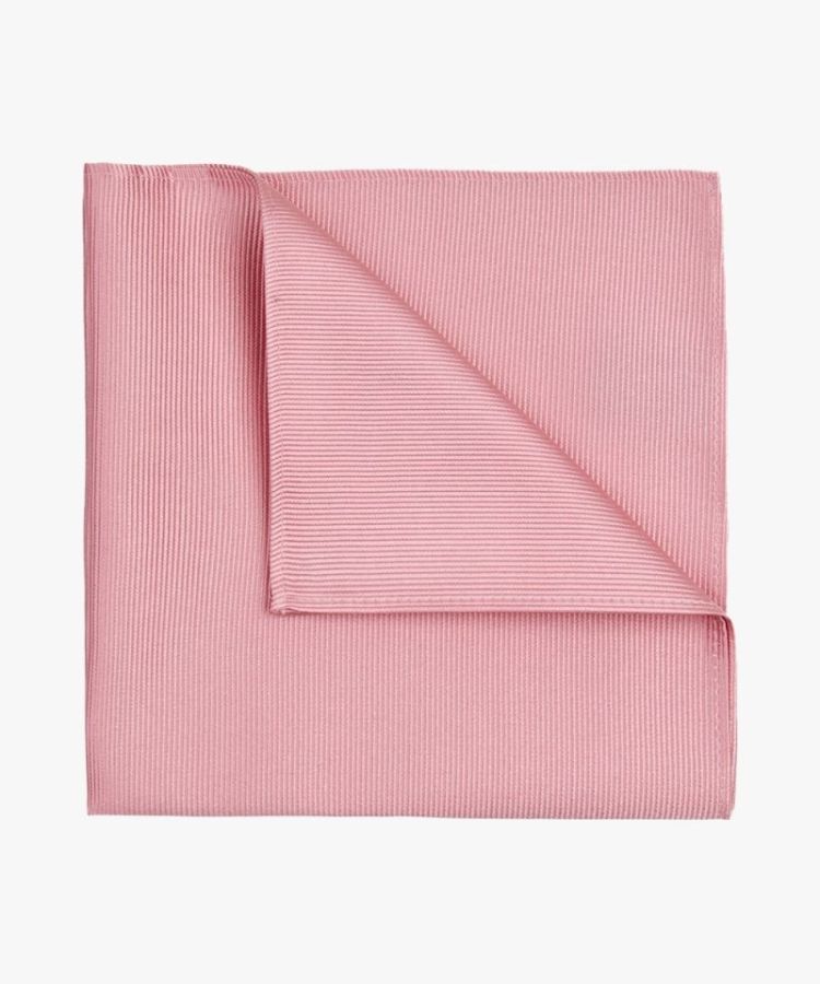 PP5N00002R POCKET SQUARE SILK POWDER T Pink
