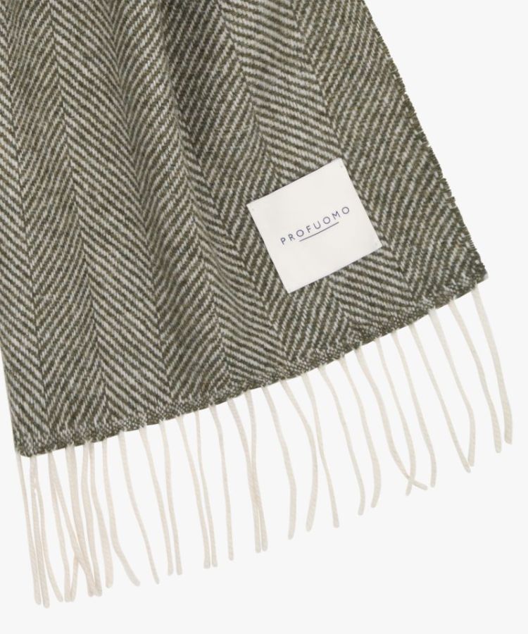 SCARF LAMBSWOOL D GREEN Z3 